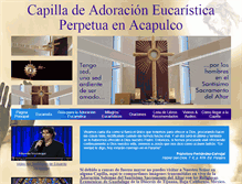 Tablet Screenshot of capilladeadoracionperpetua.com